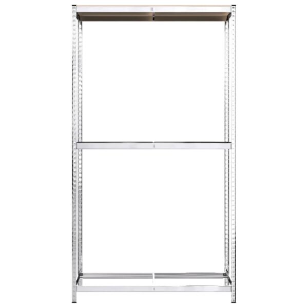 vidaXL 2-Layer Tire Racks 2 pcs Silver 110x40x180 cm Steel - Image 5