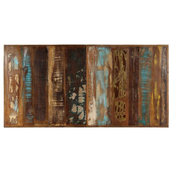 vidaXL Dining Table 140x70x75 cm Solid Reclaimed Wood - Image 5