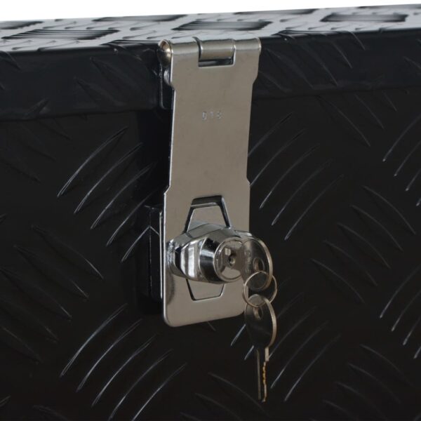 vidaXL Aluminium Box 485x140x200 mm Black - Image 6