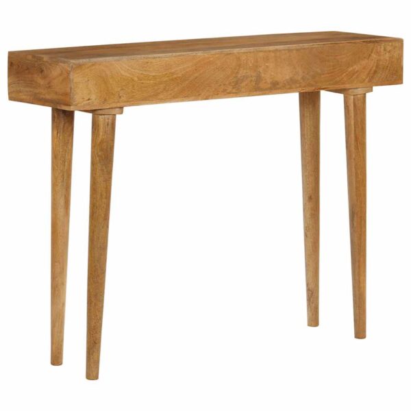 vidaXL Console Table Solid Mango Wood 102x30x79 cm - Image 5