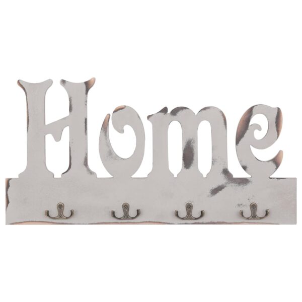vidaXL Wall Mounted Coat Rack HOME 50x23 cm - Image 2