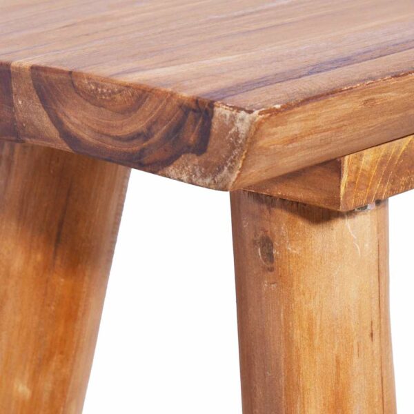 vidaXL Garden Bench 120 cm Solid Teak Wood - Image 5
