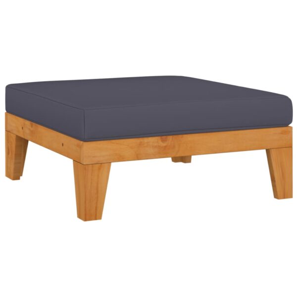 vidaXL 10 Piece Garden Lounge Set with Cushions Solid Acacia Wood - Image 8