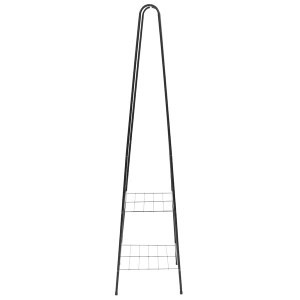 vidaXL Clothes Rack 59x35x150 cm Black - Image 3