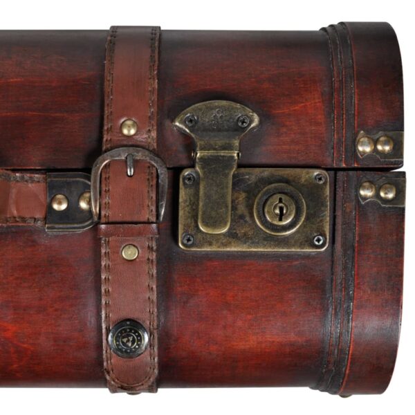 vidaXL Wooden Treasure Chests 2 pcs Vintage Brown - Image 6