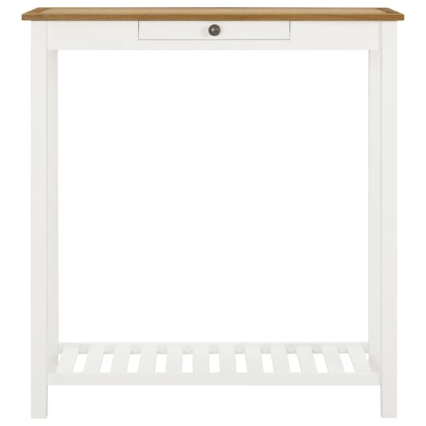 vidaXL Bar table 100x40x110 cm Solid Oak Wood - Image 3