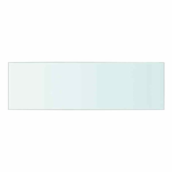 vidaXL Shelf Panel Glass Clear 50x15 cm - Image 2