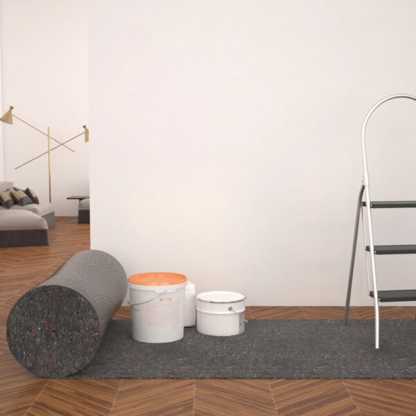 vidaXL Non-slip Painter Fleece 2 pcs 50 m 180 g/m² Grey - Image 1