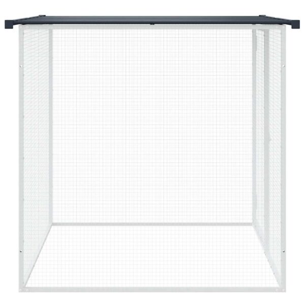 vidaXL Chicken Cage with Roof Anthracite 103x98x90 cm Galvanised Steel - Image 4
