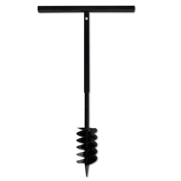 Ground Drill with Handle 120 mm with Extension Tube 9 m Steel - Image 5