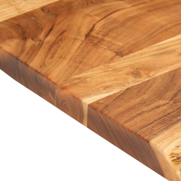 vidaXL Bathroom Vanity Top Solid Acacia Wood 80x52x3.8 cm - Image 5