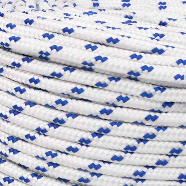 vidaXL Boat Rope White 10 mm 25 m Polypropylene - Image 4