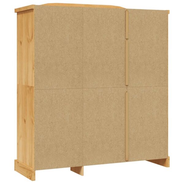 vidaXL Wardrobe Mexican Pine Corona Range 3 Doors - Image 8