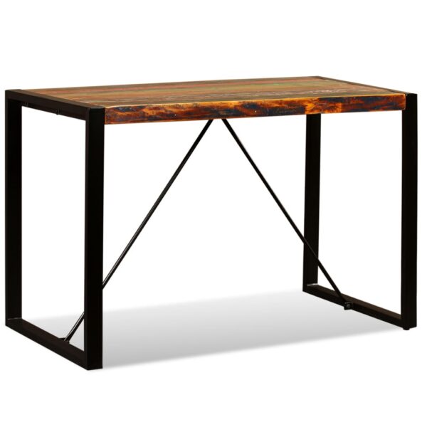 vidaXL Dining Table Solid Reclaimed Wood 120 cm - Image 3