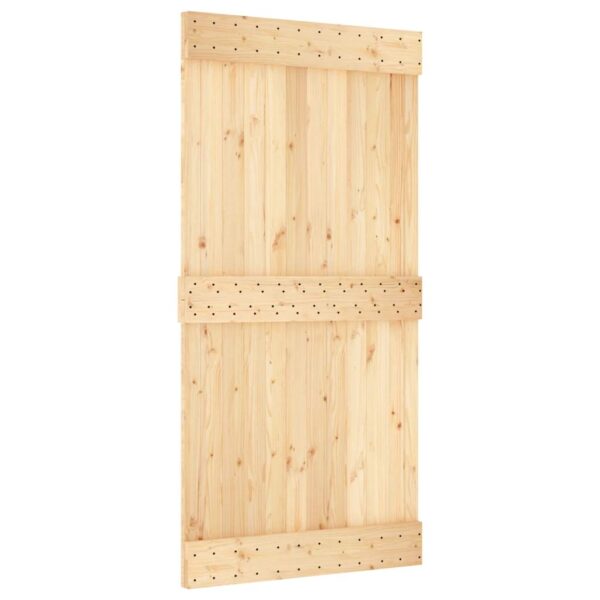 vidaXL Door NARVIK 100x210 cm Solid Wood Pine - Image 2