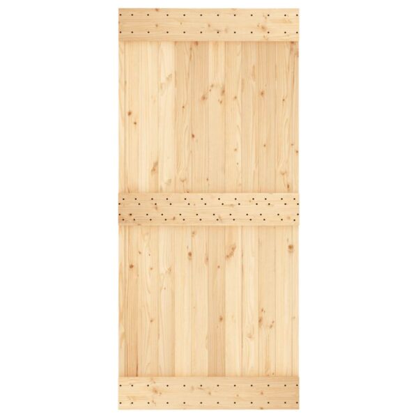 vidaXL Door NARVIK 95x210 cm Solid Wood Pine - Image 5