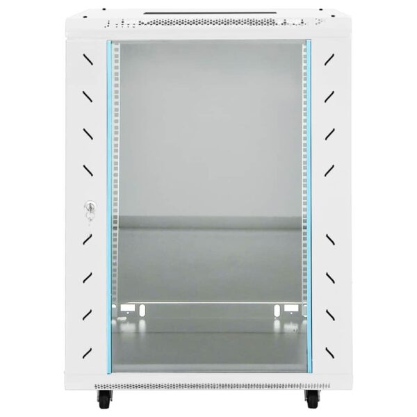 vidaXL 15U Network Cabinet with Swivel Feet 19" IP20 60x45x86 cm - Image 3