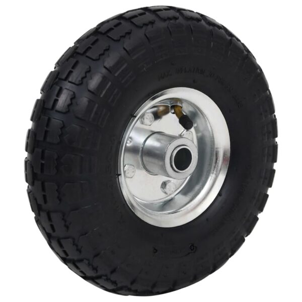 vidaXL Sack Truck Wheels 2 pcs Rubber 4.10/3.50-4 - Image 3