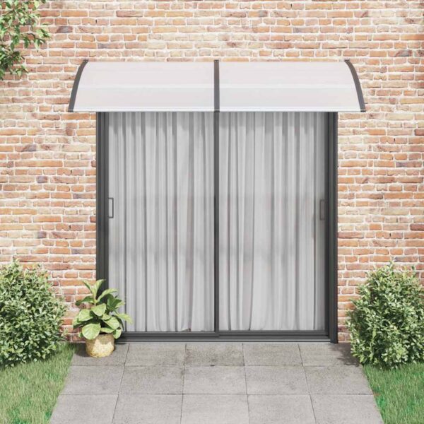 vidaXL Door Canopy 240 x 100 cm PC - Image 3