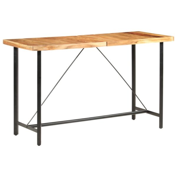 vidaXL Bar Table 180x70x107 cm Solid Acacia Wood - Image 10