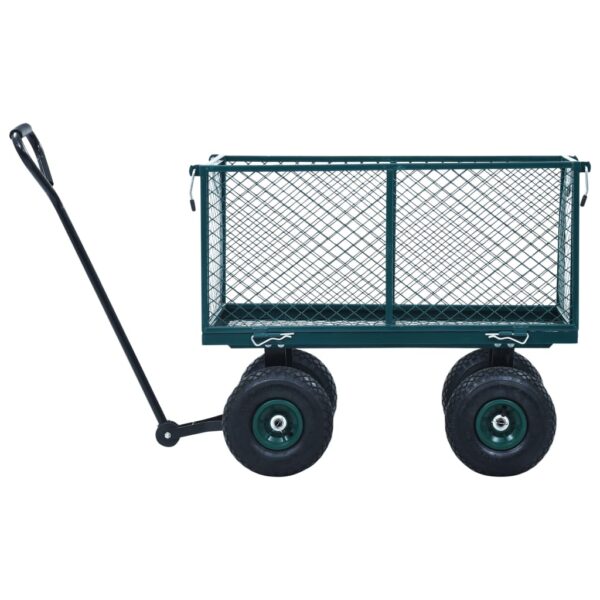 vidaXL Garden Hand Trolley Green 350 kg - Image 6