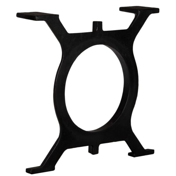 vidaXL Coffee Table Legs 2 pcs O-Frame Cast Iron - Image 3