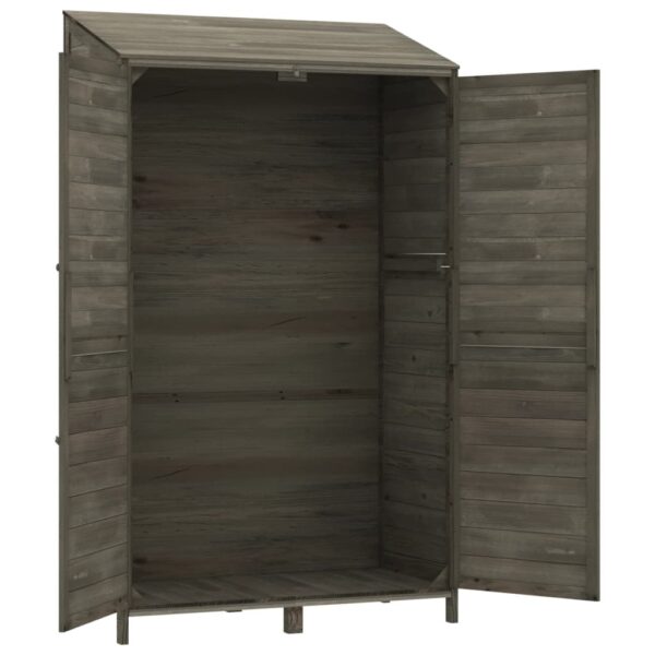 vidaXL Garden Shed Anthracite 102x52x174.5 cm Solid Wood Fir - Image 7