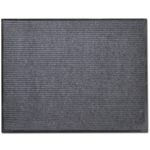 vidaXL PVC Door Mats 2 pcs Grey 90x60 cm - Image 3