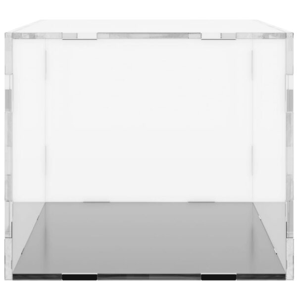 vidaXL Display Box Transparent 34x16x14 cm Acrylic - Image 4