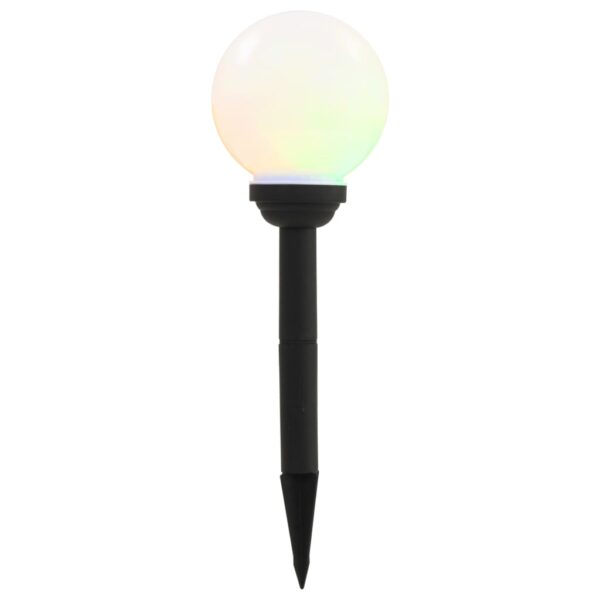 vidaXL Outdoor Solar Lamps 8 pcs LED Spherical 15 cm RGB - Image 3