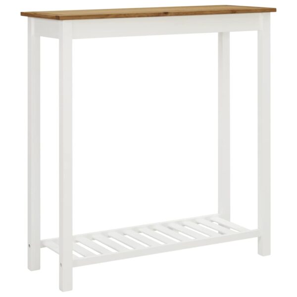 vidaXL Bar table 100x40x110 cm Solid Oak Wood - Image 5
