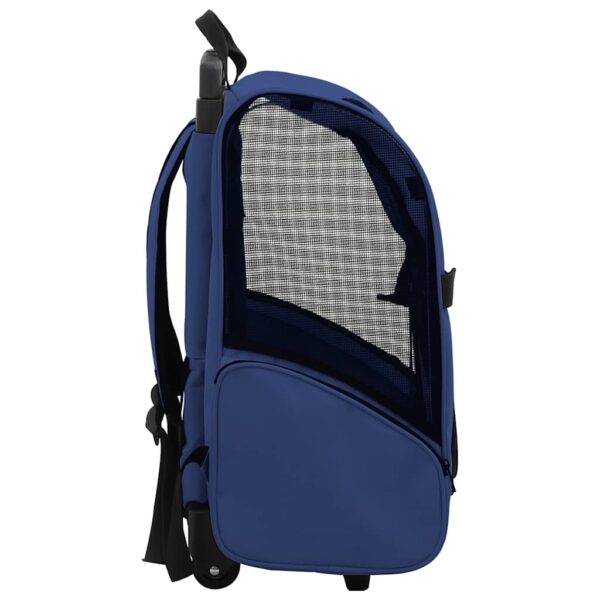vidaXL Blue Foldable Multipurpose Pet Trolley - Image 3