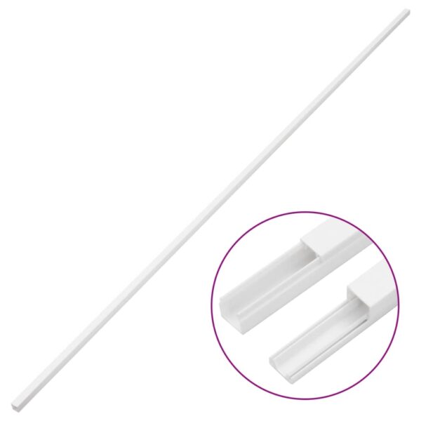 vidaXL Cable Trunking 10x10 mm 30 m PVC - Image 3