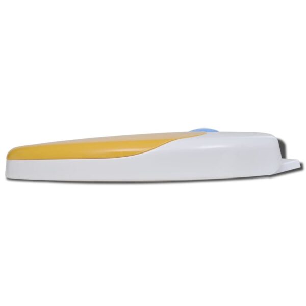 vidaXL Toilet Seats with Soft Close Lids 2 pcs Plastic White and Yellow - Image 10