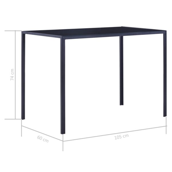 vidaXL Five Piece Dining Set Blue - Image 13