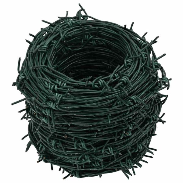 Barbed Wire Entanglement Wire Green Wire Roll 100 m - Image 4