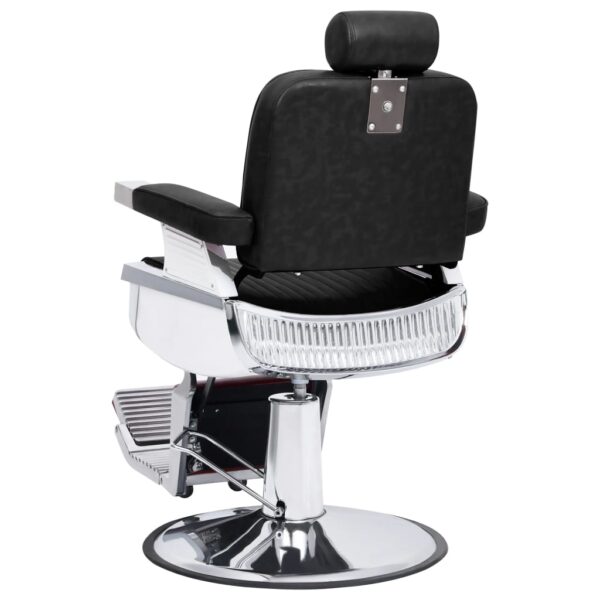 vidaXL Barber Chair Black 68x69x116 cm Faux Leather - Image 3
