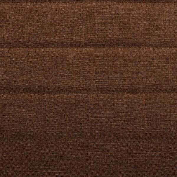 vidaXL Dining Chairs 2 pcs Brown Fabric - Image 7