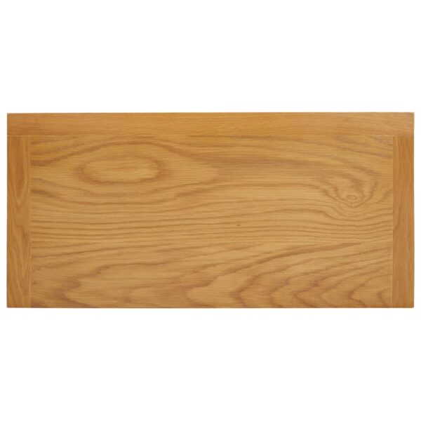 vidaXL Cupboard 70x35x75 cm Solid Oak Wood - Image 7
