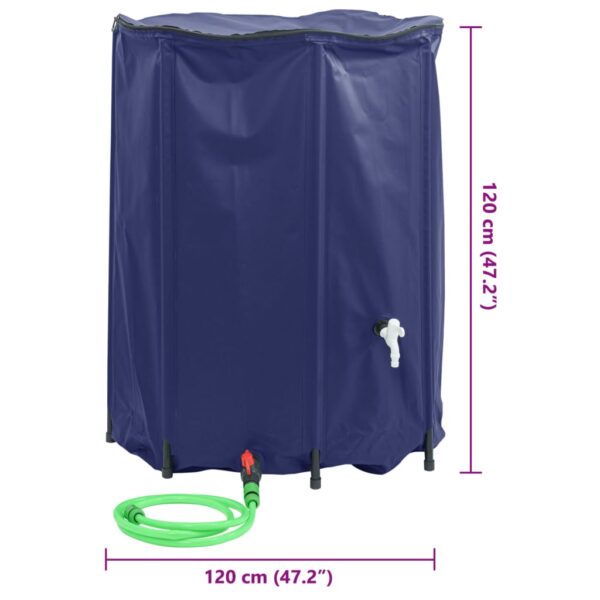 vidaXL Water Tank with Tap Foldable 1350 L PVC - Image 10