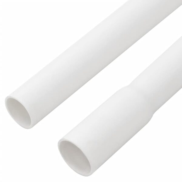 vidaXL Cable Trunkings with Clips Ø16 mm 30 m PVC - Image 6