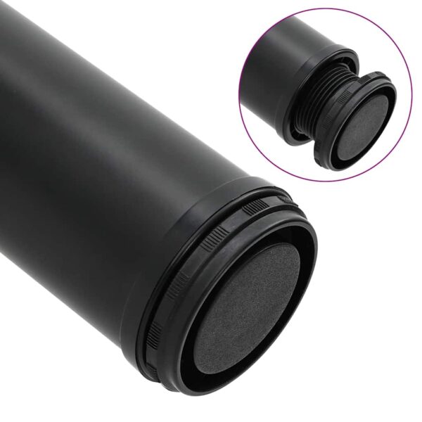 vidaXL Adjustable Table Legs 4 pcs Black 870 mm - Image 6