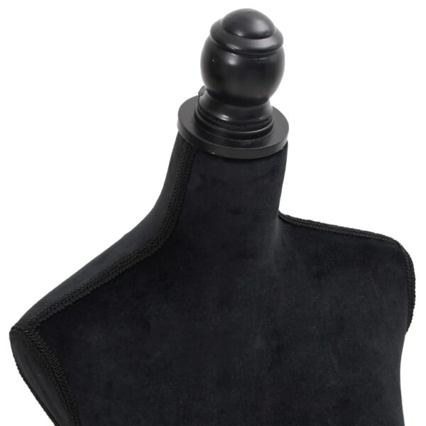 vidaXL Ladies Bust Display Black Female Dressmakers Dummy Mannequin - Image 5