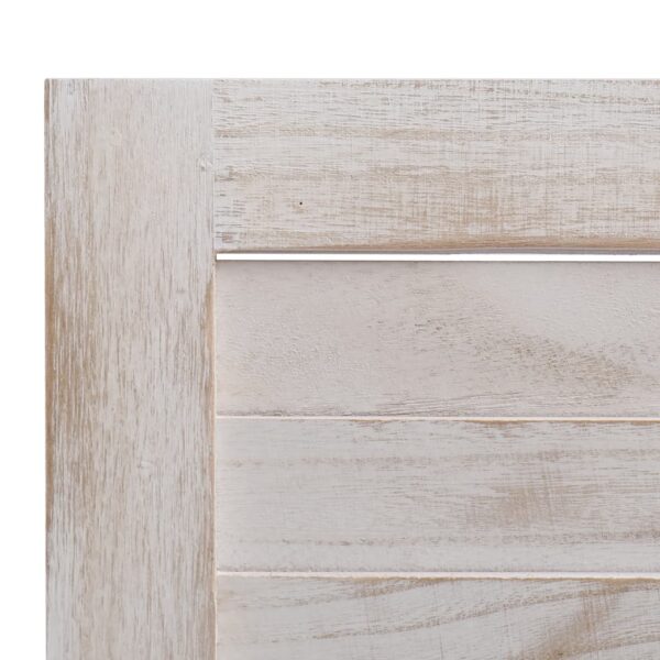 vidaXL 5-Panel Room Divider 175x165 cm Wood - Image 6