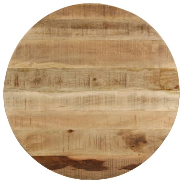 vidaXL Coffee Table 65 cm Solid Rough Mango Wood - Image 4