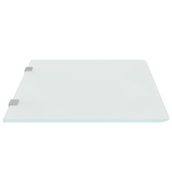 vidaXL Wall-mounted Urinal Privacy Screen 90x40 cm Tempered Glass - Image 4