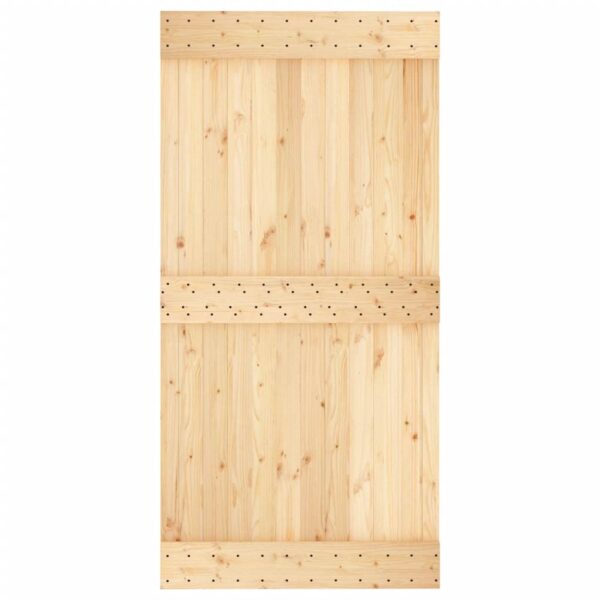 vidaXL Door NARVIK 100x210 cm Solid Wood Pine - Image 5