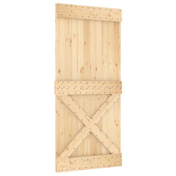 vidaXL Door NARVIK 95x210 cm Solid Wood Pine - Image 2