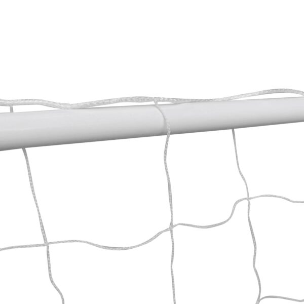 vidaXL Football Goal Nets Steel 2 pcs 240x90x150 cm - Image 4