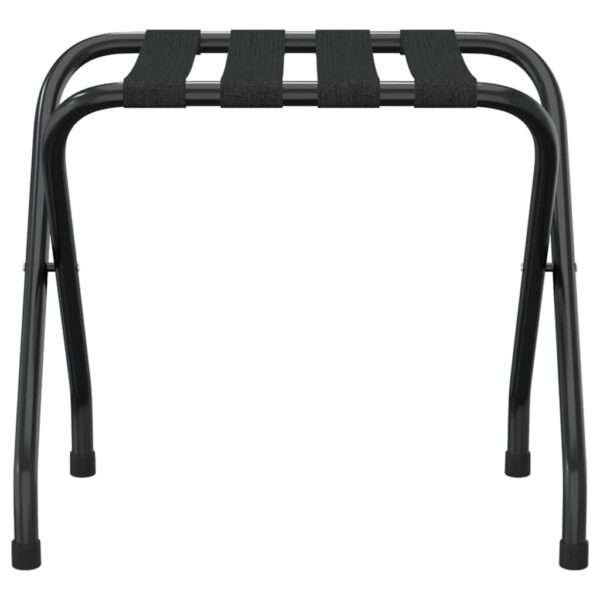 vidaXL Luggage Rack Black 56x40x49 cm - Image 3